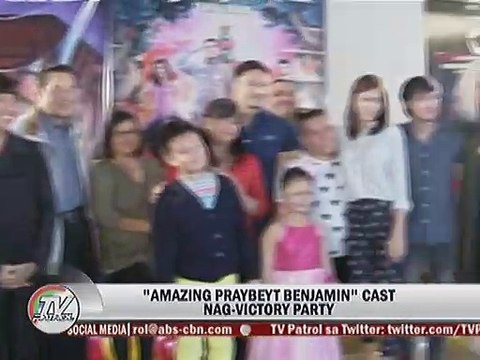 Amazing Praybeyt Benjamin Cast, nag-victory party