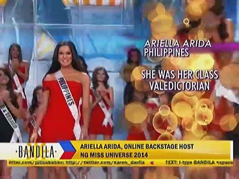 Ariella Arida, online backstage host ng Miss Universe