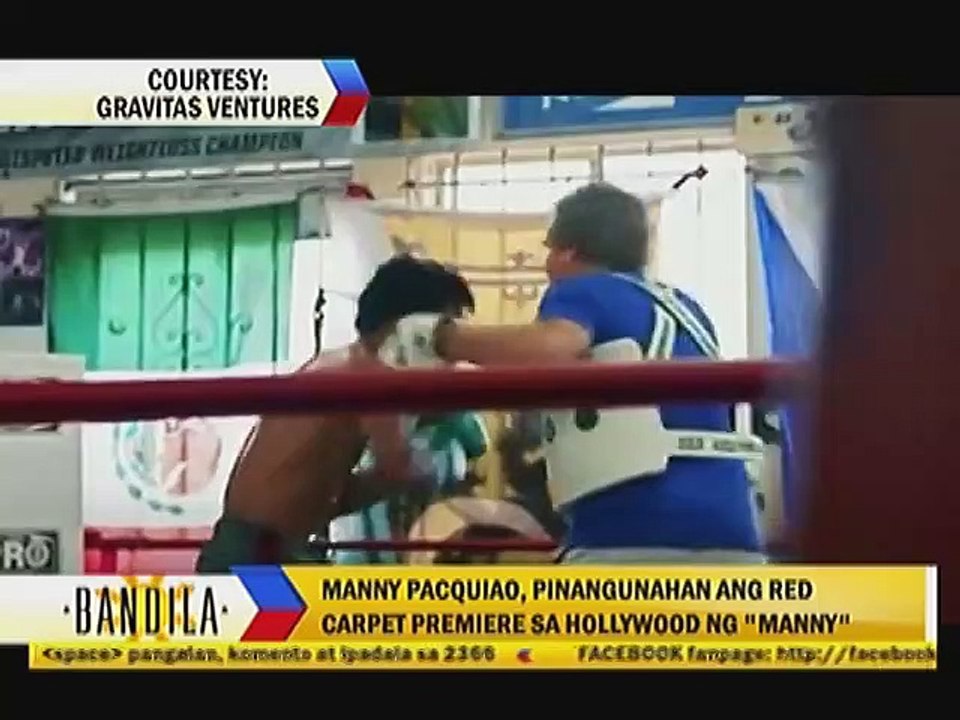 Manny Pacquiao, pinangunahan ang red carpet premiere sa Hollywood ng ""Manny""