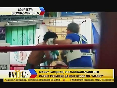 Manny Pacquiao, pinangunahan ang red carpet premiere sa Hollywood ng Manny