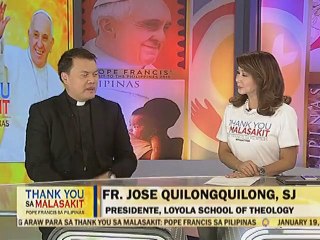 Fr. Quilongquilong: Binigyan natin si Pope Francis ng ""Pinoy Effect""