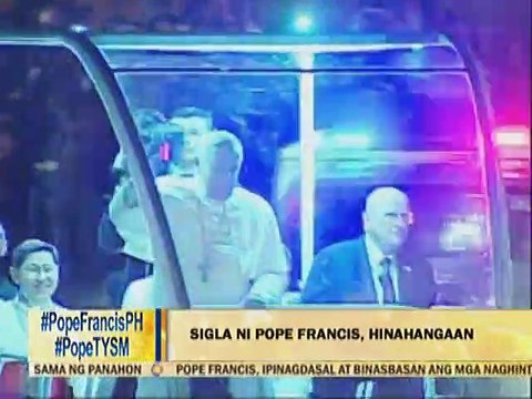 Sigla ni Pope Francis, hinahangaan