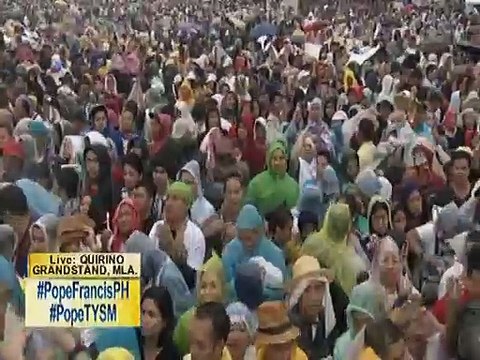 1,000 voice choir, umawit ng Pananagutan sa Concluding Mass ni Pope Francis sa Luneta