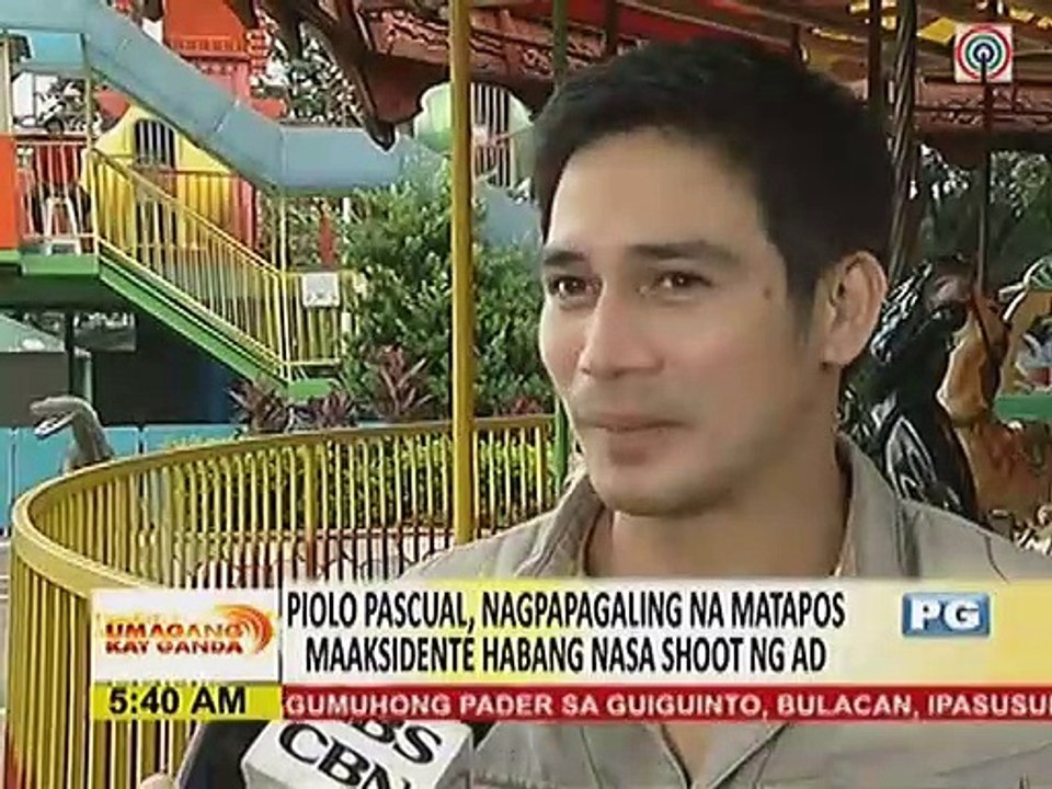 Piolo Pascual, nagpapagaling na matapos maaksidente habang nasa shoot ng AD