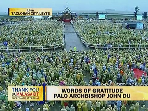 Ang 'Words of Gratitude' ni Palo Archbishop John Du kay Pope Francis