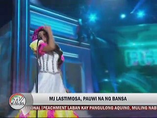 Mj Lastimosa, pauwi na ng bansa