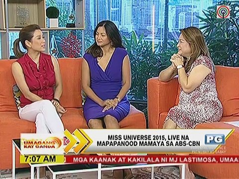 Miss Universe 2015 Analysis kasama si Miriam Quiambao