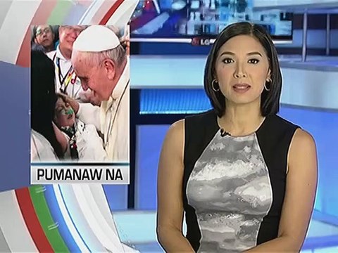 Batang may sakit na binasbasan ni Pope Francis, pumanaw na