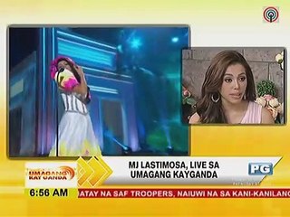 MJ Lastimosa. Live sa Umagang Kay Ganda