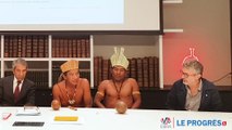 Discours du cacique Muruxaua de la tribu Kiriri devant les avocats du Barreau de Lyon.