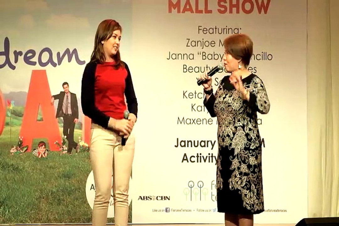 Jana Agoncillo sings ""I'll Never Leave You Alone"" on Dream Dad Mall Show