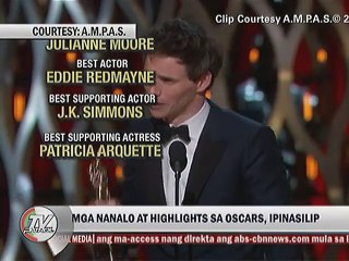 Ilang disenyo ng Pinoy, inirampa sa Red Carpet ng Oscars