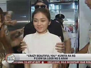 ""Crazy Beautiful You"" kumita na ng P110M sa loob ng 5 araw