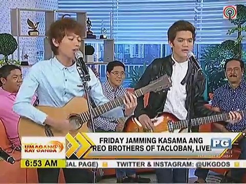 Friday Jamming kasama ang Reo Brothers of Tacloban, Live!
