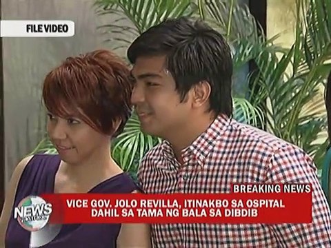Vice Gov. Jolo Revilla, itinakbo sa ospital dahil sa tama ng bala sa dibdib
