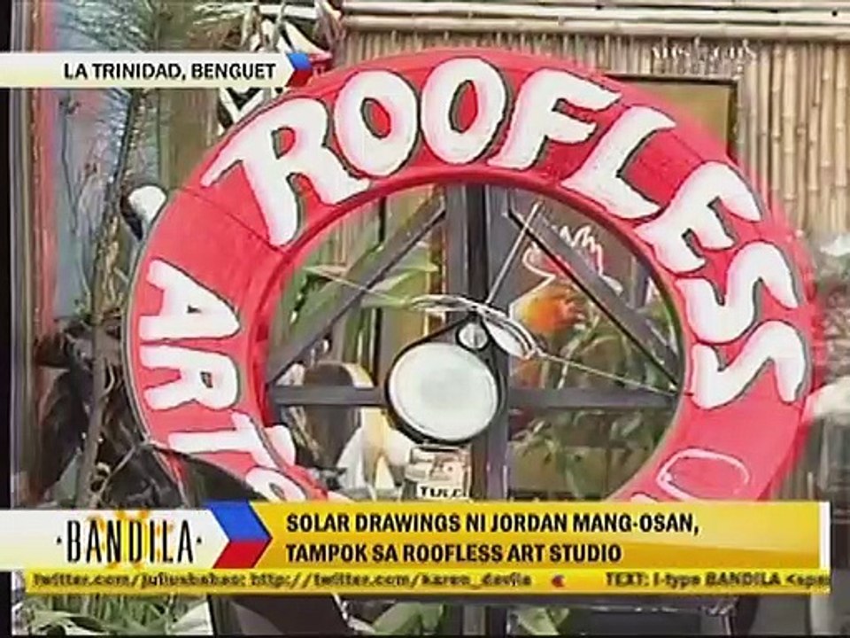Solar Drawings ni Jordan Mang-Osan, tampok sa roofless art studio