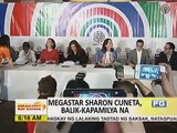Sharon, todo ang pasalamat sa mainit na pagtanggap sa kanya sa ABS-CBN