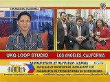 Pacquiao at Mayweather, nagkalapit ulit pagkatapos ng Presscon para sa TV interviews