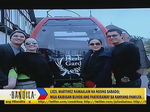 Liezl Martinez, namaalam na noong Sabado; mga kaibigan buhos ang pakikiramay sa kanyang pamilya