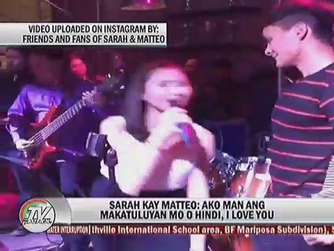 Sarah kay Matteo: Ako man ang makatuluyan mo o hindi, I love you
