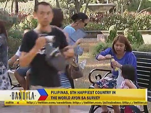 Pilipinas, 5th happiest country in the World ayon sa survey