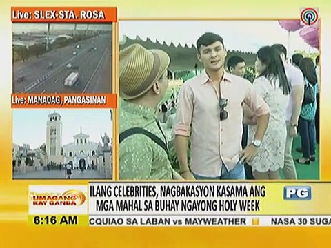 Ilang celebrities, nagbakasyon kasama ang mga mahal sa buhay ngayong Holy Week