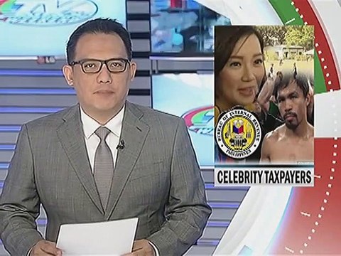 Top 12 Celebrity Taxpayers, pinangalanan ng BIR