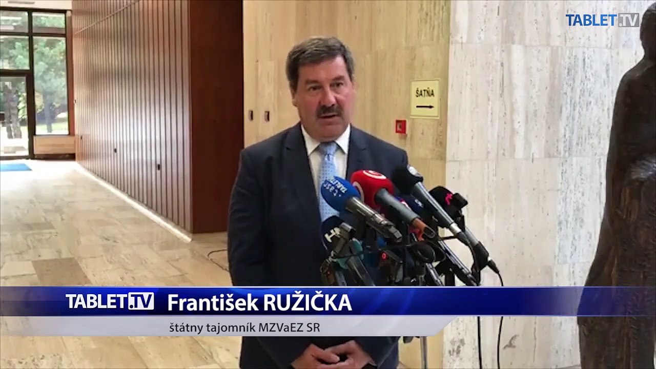 ZÁZNAM: Brífing štátneho tajomníka MZV F. Ružičku