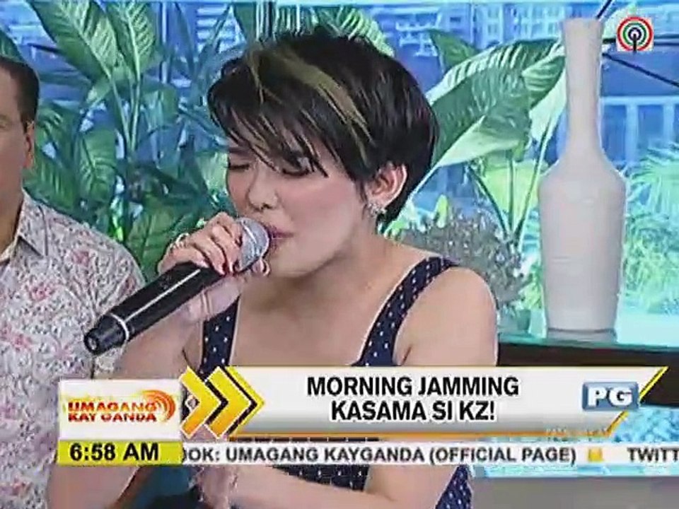 Morning jamming kasama si KZ!