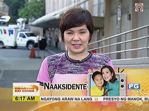 Kris at Bimby, maayos na ang lagay matapos maaksidente sa EDSA