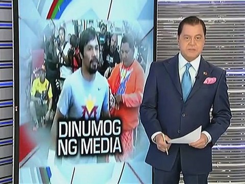 Pacman, natuwa sa pagkanta ni Jimmy Kimmel ng kanyang Entrance Song