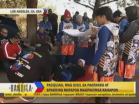 Bagong strategy, tinatrabaho ng Team Pacquiao vs. Mayweather