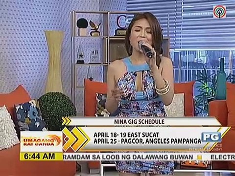 Umagang biritan with Nina's rendition of Through The Fire on UKG