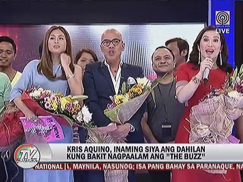 Kris Aquino, inaming siya ang dahilan kung bakit nagpaalam ang The Buzz
