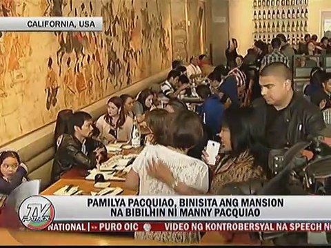 Pamilya Pacquiao, excited nang lumipat sa bagong bahay