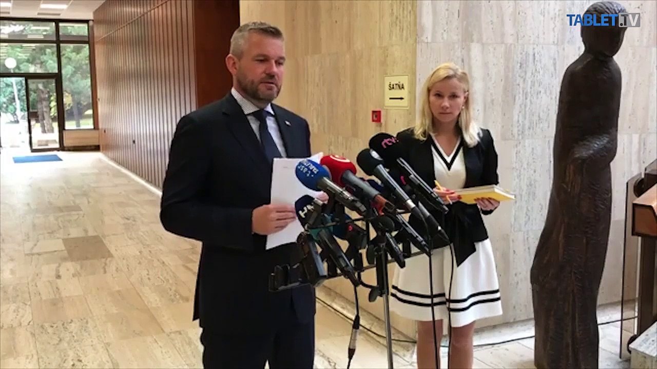 ZÁZNAM: Brífing predsedu vlády SR Petra Pellegriniho