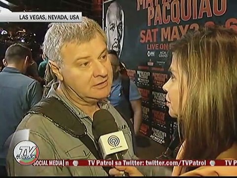 Mayweather at Pacquiao, nagharap para sa final presscon ng kanilang laban