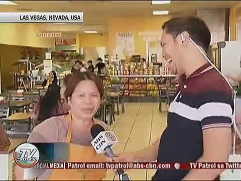 Mga Pinoy sa Las Vegas, kanya-kanyang gimik sa panonood ng laban ni Pacquiao