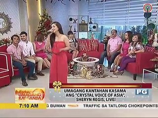 Umagang Kantahan kasama ang ""Crystal Voice of Asia"", Sherin Regis, Live!