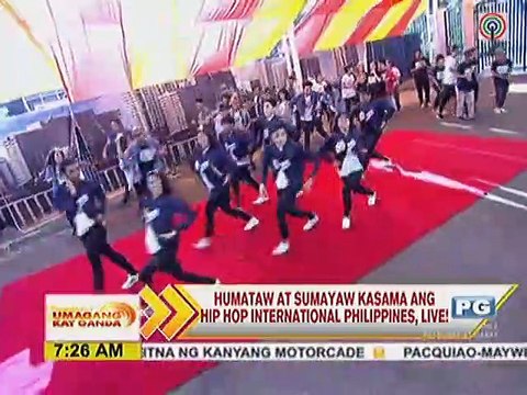Humataw at sumayaw kasama ang Hiphop International Philippines, live!