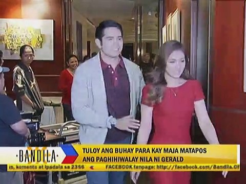 Tuloy ang buhay para kay Maja matapos ang paghihiwalay nila ni Gerald
