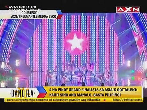 4 na Pinoy Grand Finalists sa Asia's Got Talent: Kahit sino ang manalo, basta Pilipino!