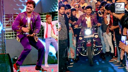 अवार्ड समारोह में दमदार एंट्री के साथ Khesari Lal का जबरजस्त परफॉरमेंस