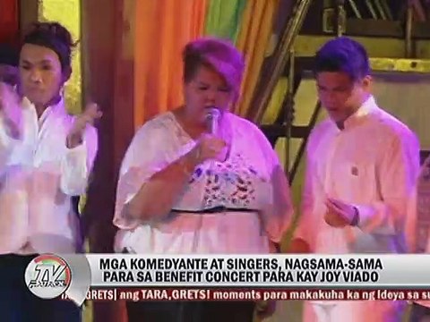 Mga komedyante at singers, nagsama-sama para sa benefit concert para kay Joy Viado