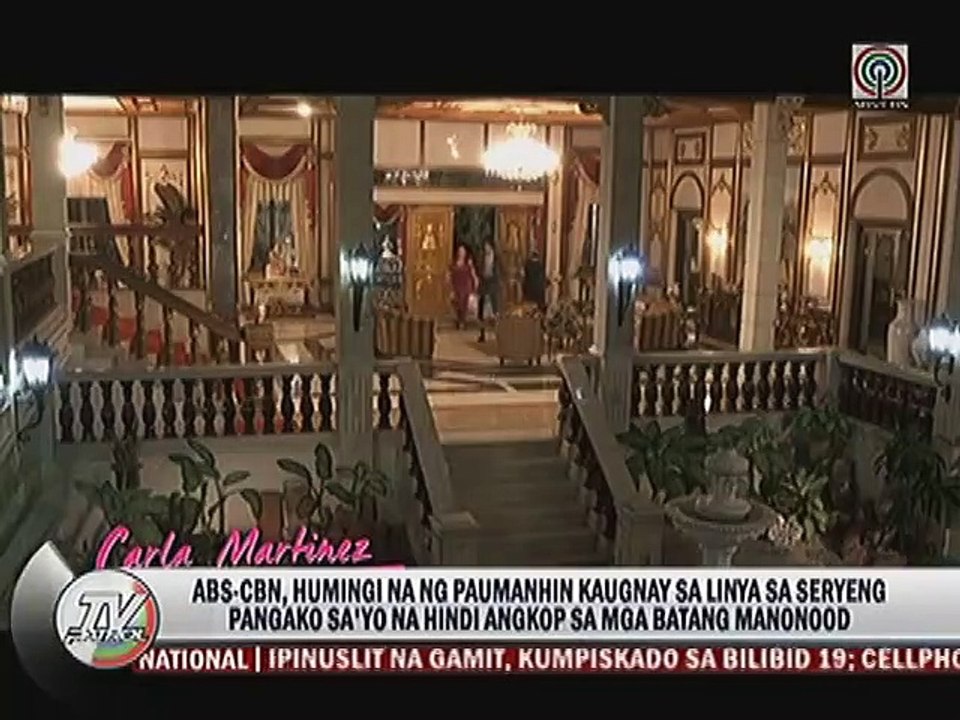 ABS-CBN, humingi na ng paumanhin kaugnay sa lin...