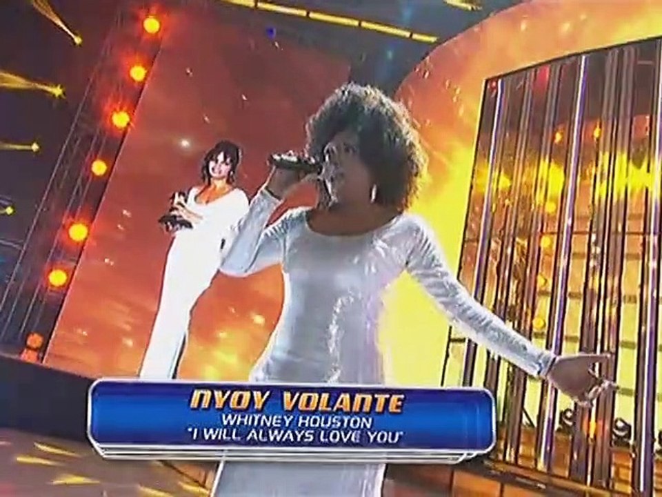 Your Face Sounds Familiar Reprise Performance: Nyoy Volante as Whitney Houston – “I Will Always Love You”