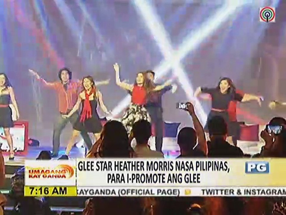Glee star Heather Morris nasa Pilipinas, para i-promote ang Glee