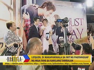 LizQuen, di makapaniwala sa init ng pagtanggap ng mga fans sa kanilang tambalan