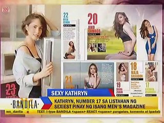 Kathryn, number 17 sa listahan ng sexiest pinay ng isang Men's Magazine