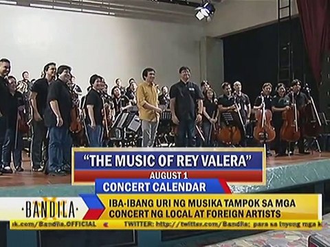 Iba-ibang uri ng musika tampok sa mga concert ng Local at Foreign Artists